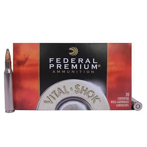 270 Winchester - Premium Vital-Shok, 150 Grains, Sierra GameKing Boat Tail, Per 20