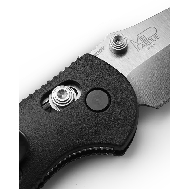 556-S30V Mini Griptilian | Black Grivory | Drop-Point