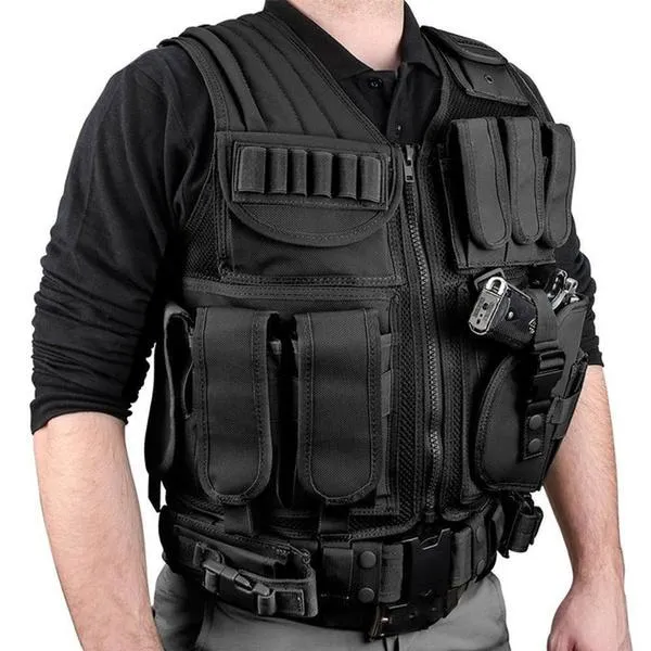 60X50Cm Multi-Pockets Breathable Tactical Vest Ti-49