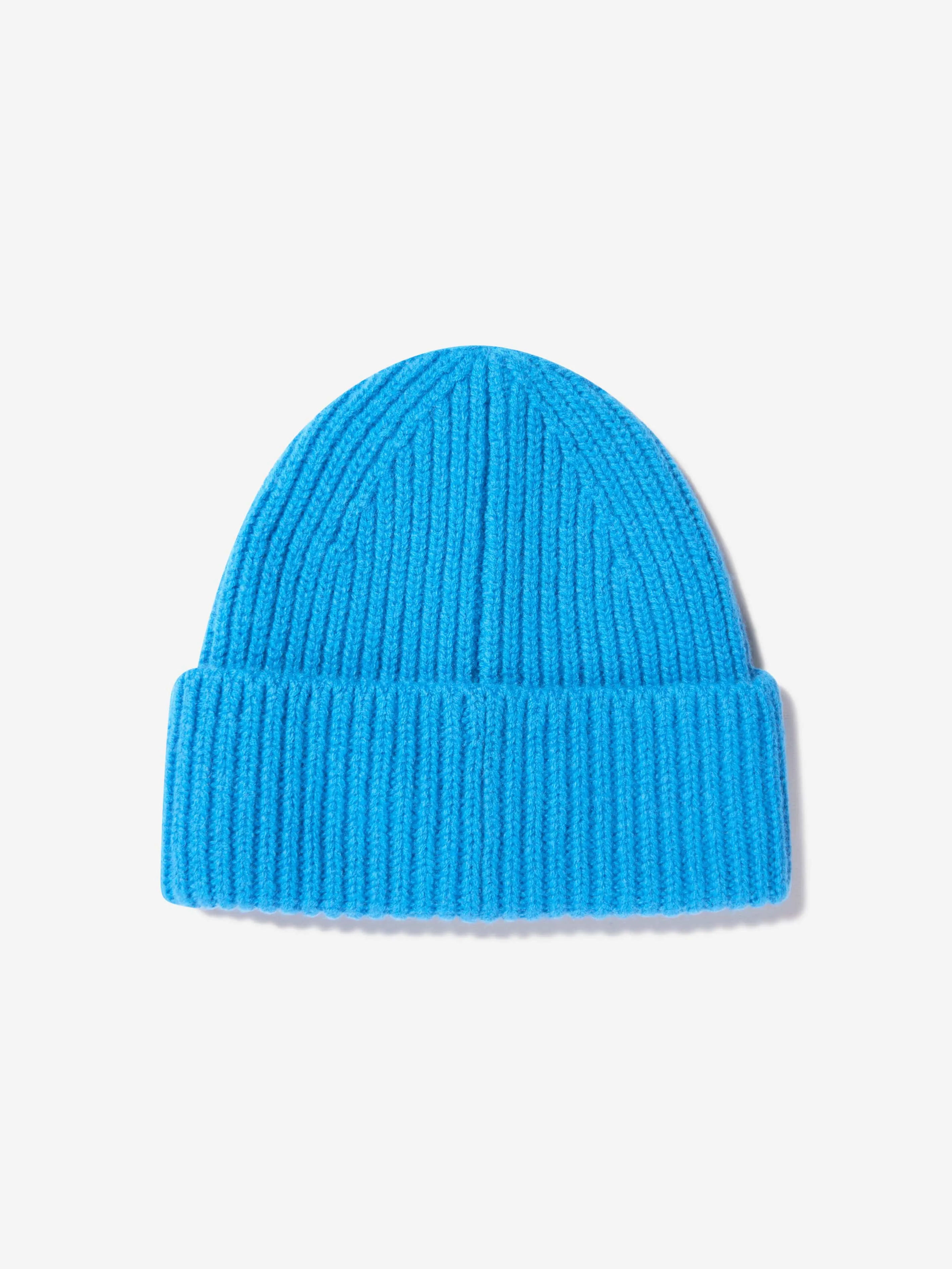 Acne Studios Kids Wool Beanie Hat in Blue