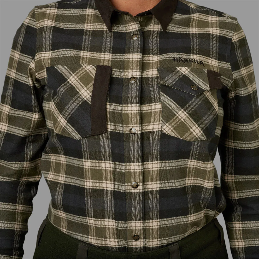 Aivak L/S Ladies Shirt - Olive by Harkila