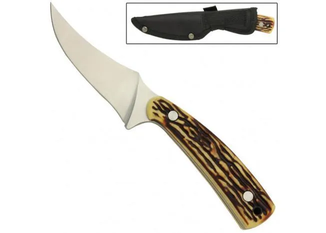 Alpine Tundra Stag Full Tang Hunting Skinner Outdoor Knife