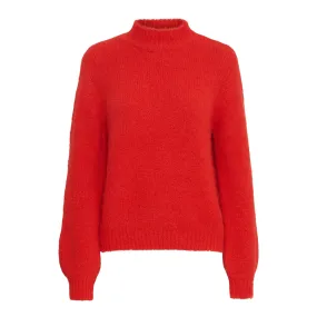 B Young Miller Short Sweater Haute Red Mix