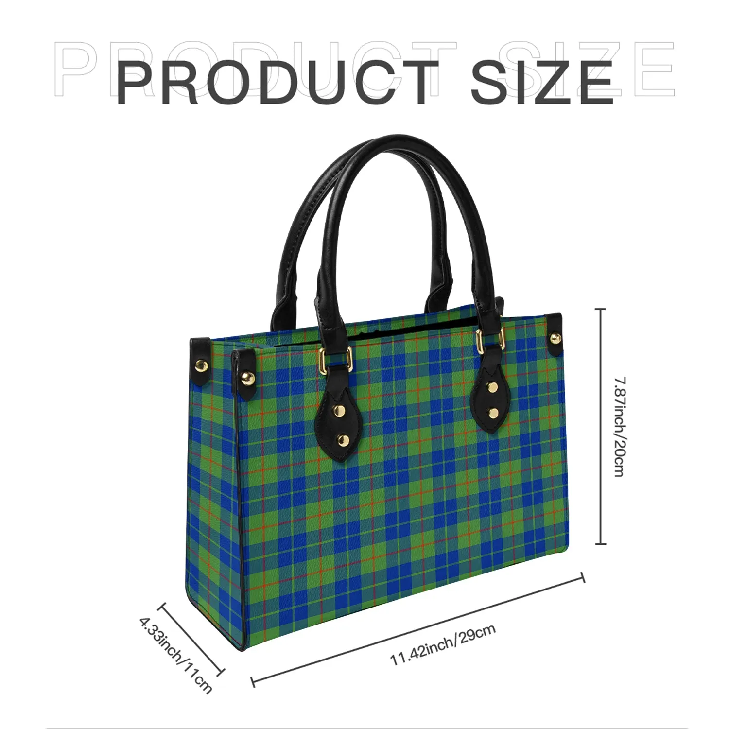 Barclay Hunting Ancient Tartan Leather Bag