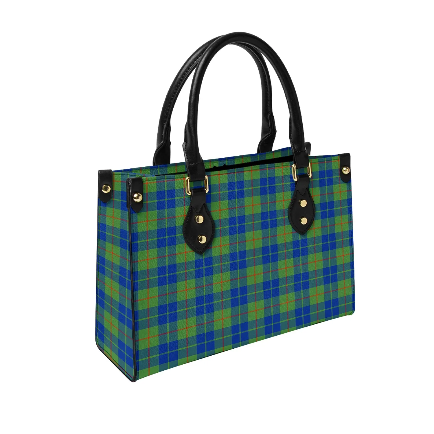 Barclay Hunting Ancient Tartan Leather Bag