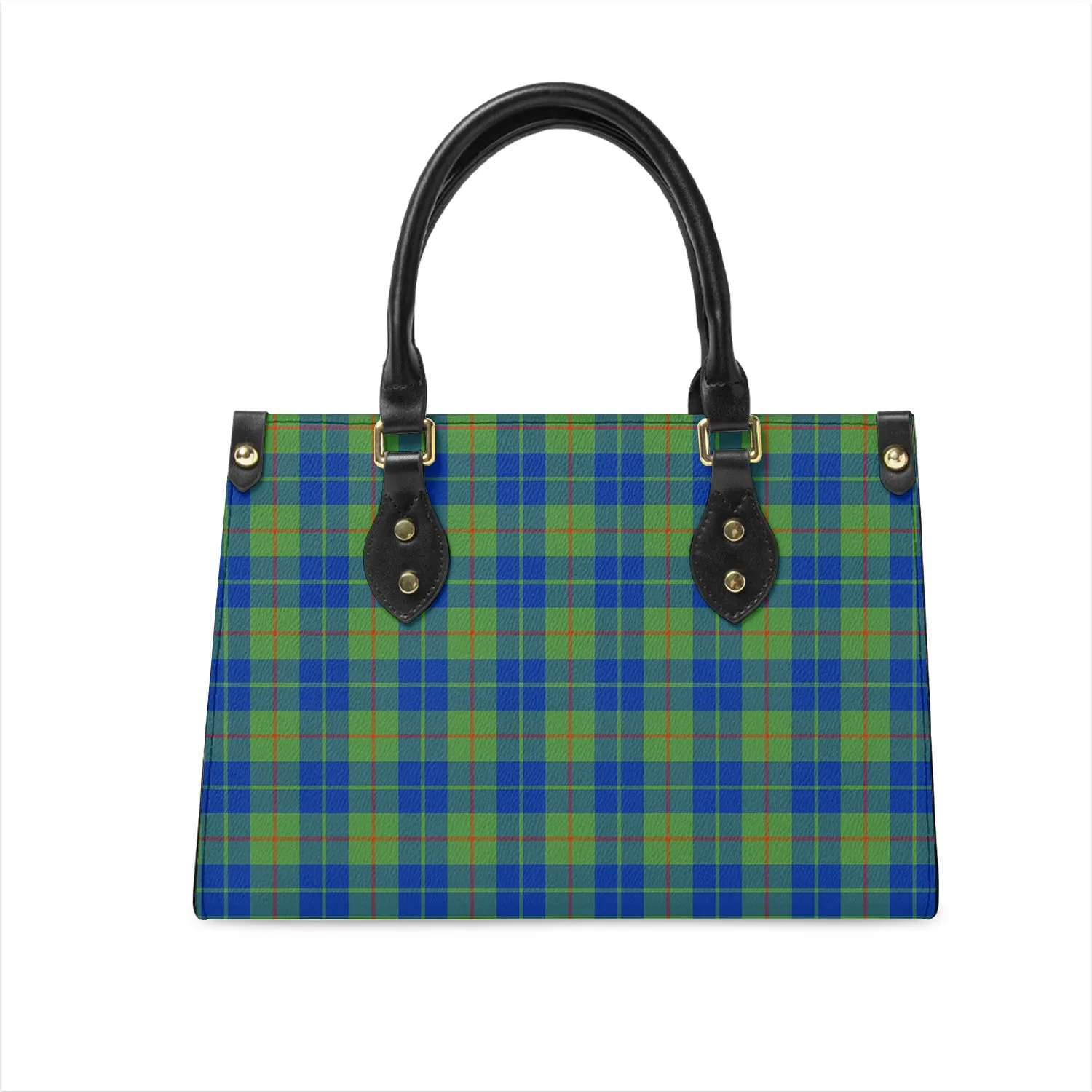 Barclay Hunting Ancient Tartan Leather Bag