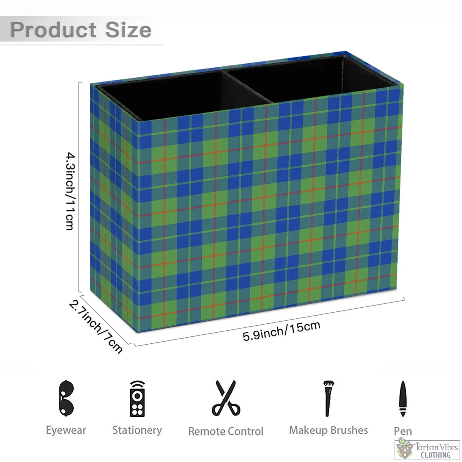 Barclay Hunting Ancient Tartan Pen Holder