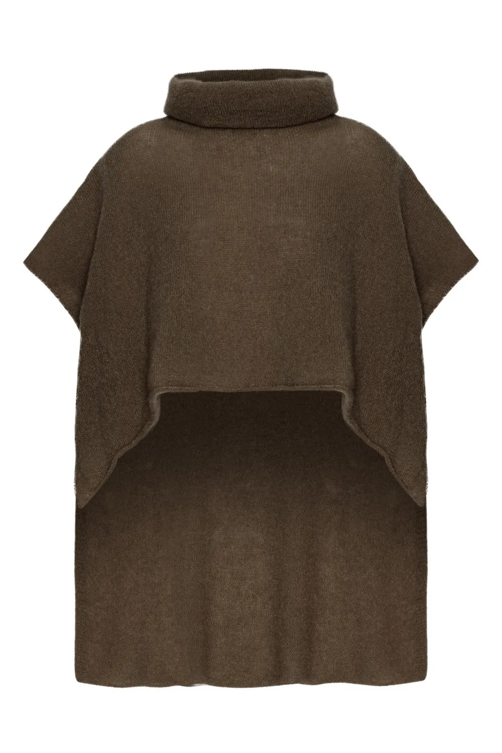 Bella Poncho - Dark Brown