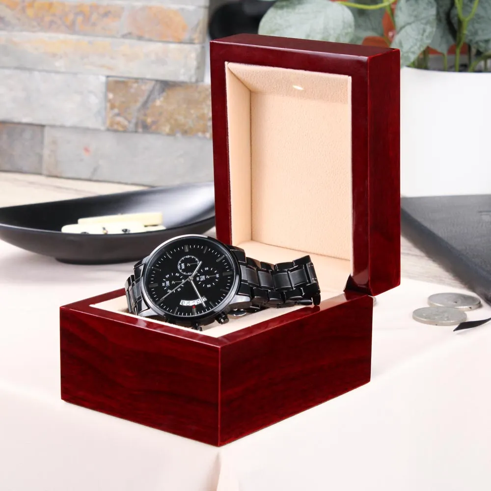 Best Bucking Dad Engraved Watch