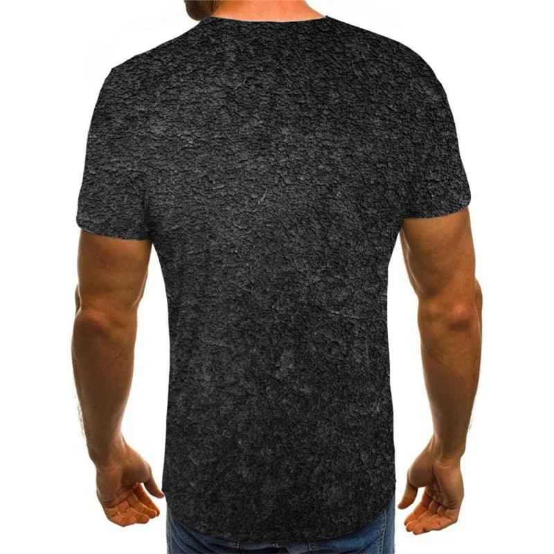 black irregular texture shirt special texture shirt tee different Casual art costume men