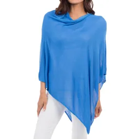 Blue Lagoon 100% Bamboo Shawl Wrap Poncho