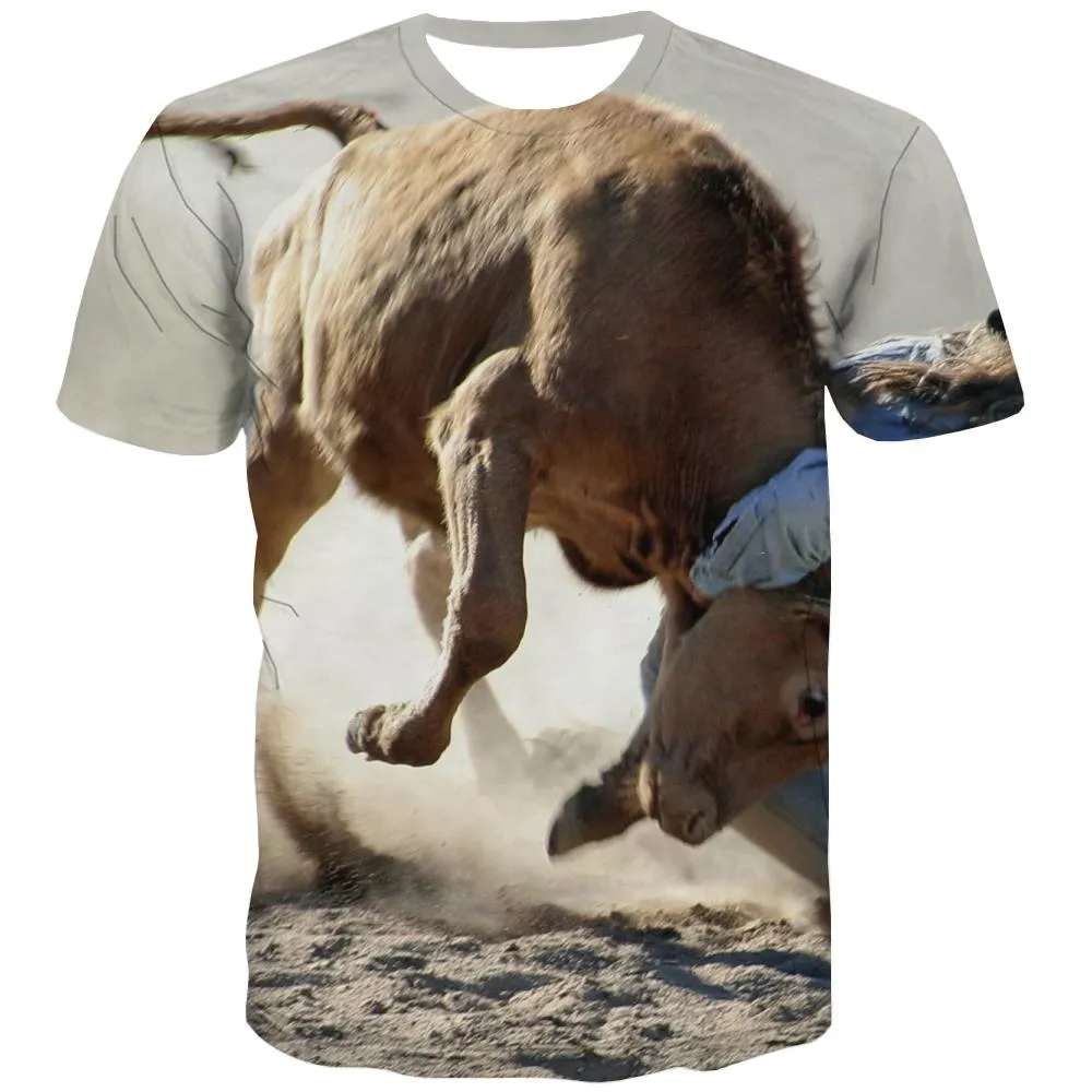 Borse T shirts Men Competition Tshirt Printed Raced Shirt Print Equestrian Tshirts Novelty