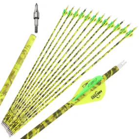 🎯Camo Carbon Arrows Archery for Compound Recurve Bow