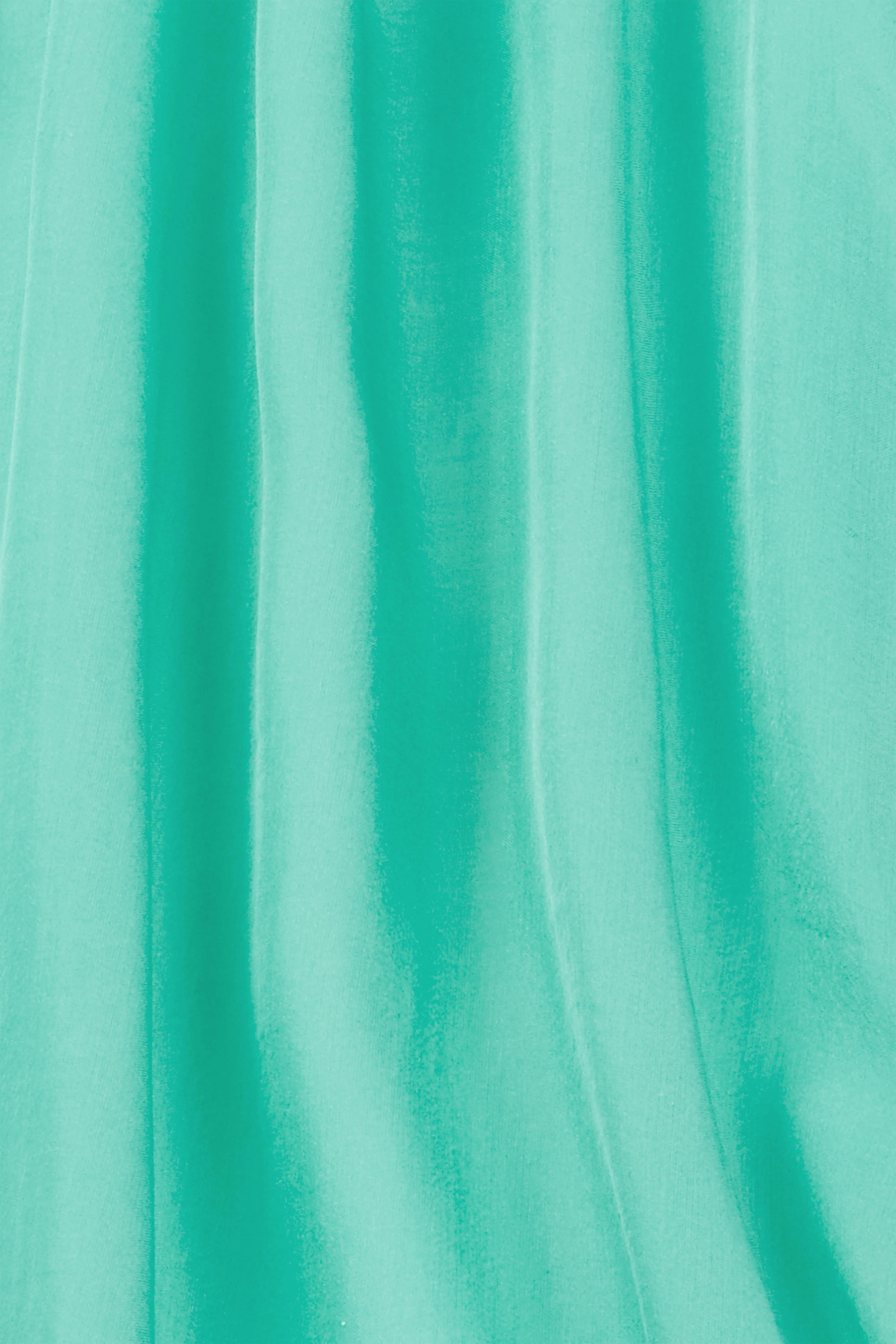 Capri Silk Chiffon Gown & Slip - Aqua