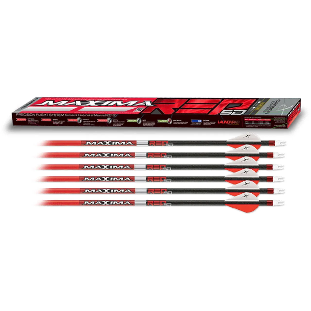 CARBON EXPRESS Arrows Fletched 6 Pack