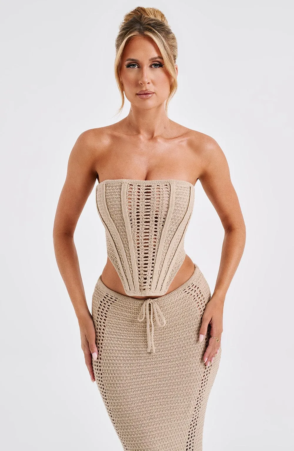 Carly Corset - Beige