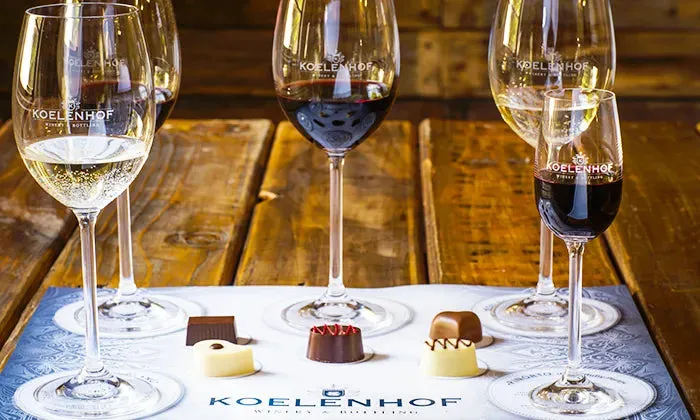 Chocolate & Wine Pairing including a Cellar Tour for 2