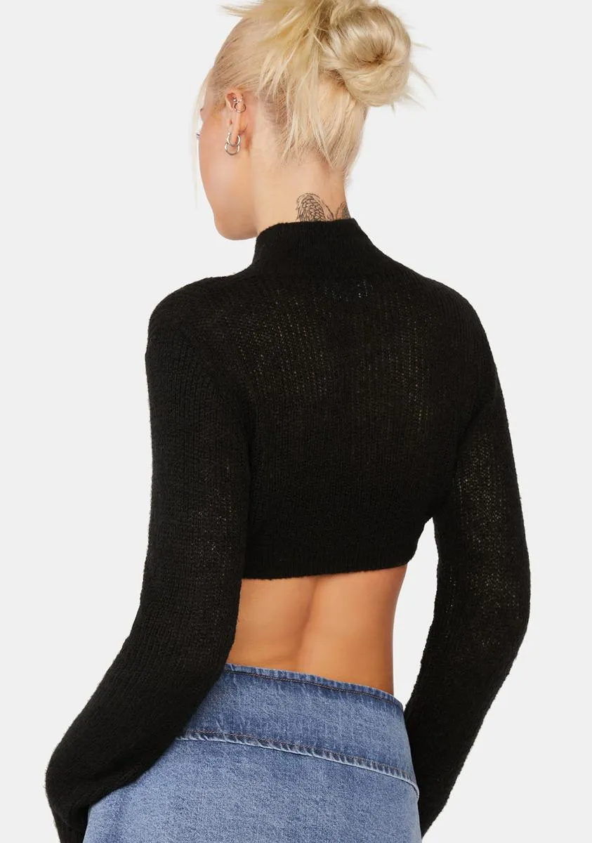 City Of Angels Crop Sweater