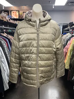 Coat Puffer & Quilted By Clothes Mentor In Tan, Size: L