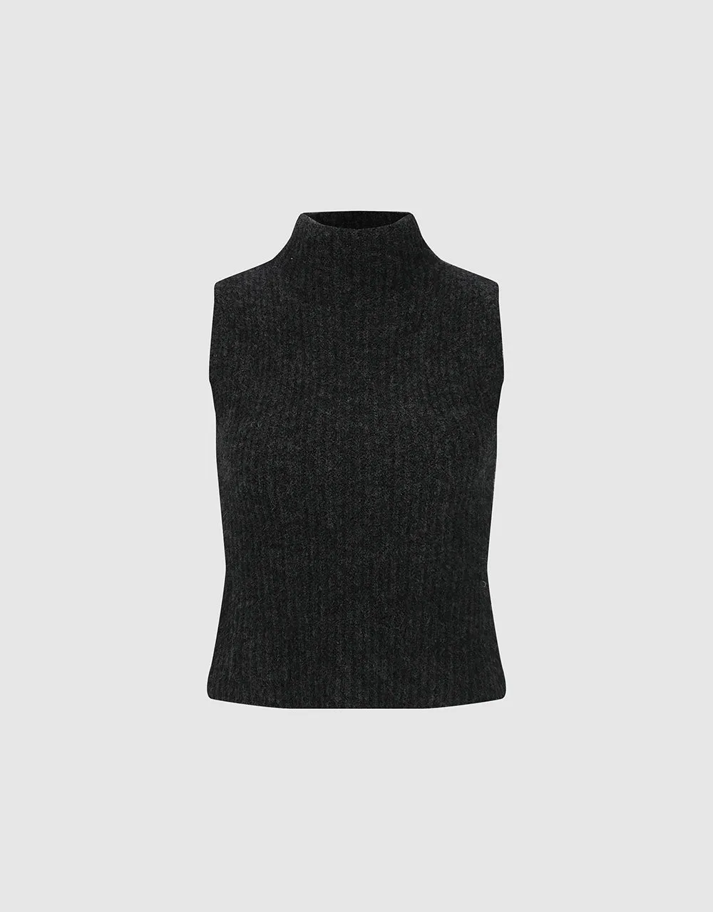 Collar Knitted Vest