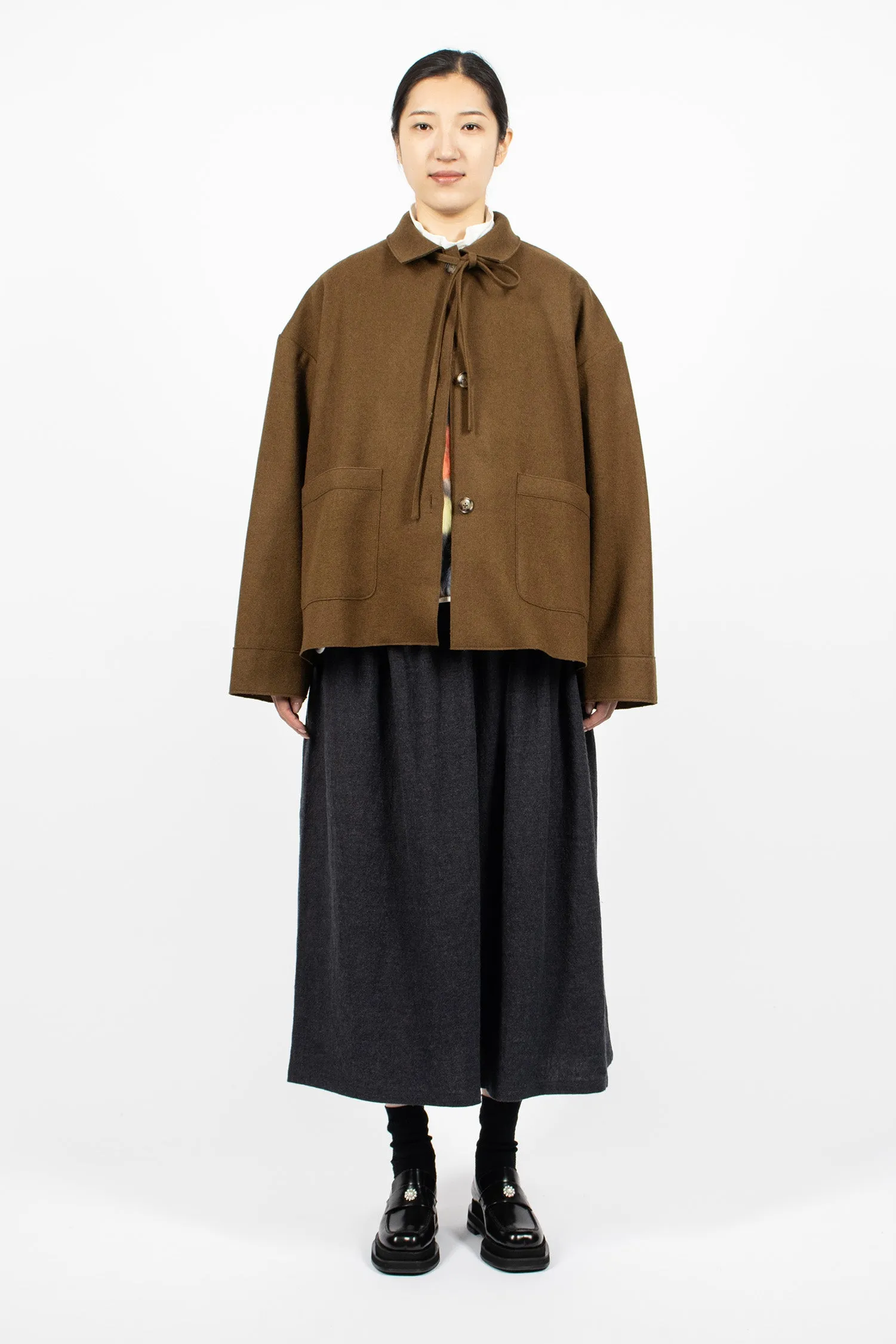 Cone Short Coat Brown