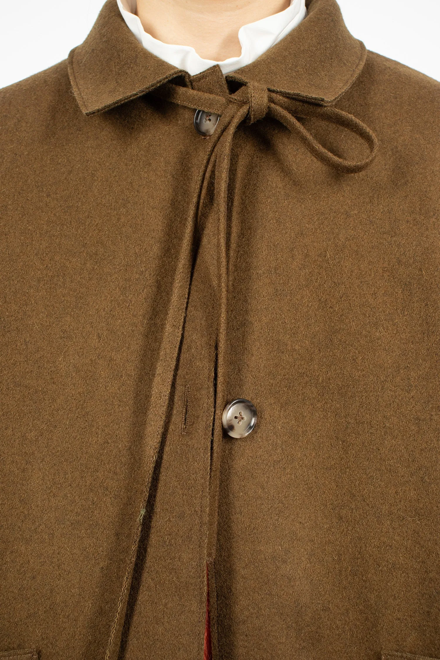 Cone Short Coat Brown