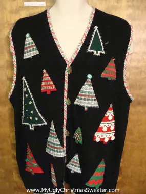 Craft Tree Heaven Two Sided Ugly Christmas Vest