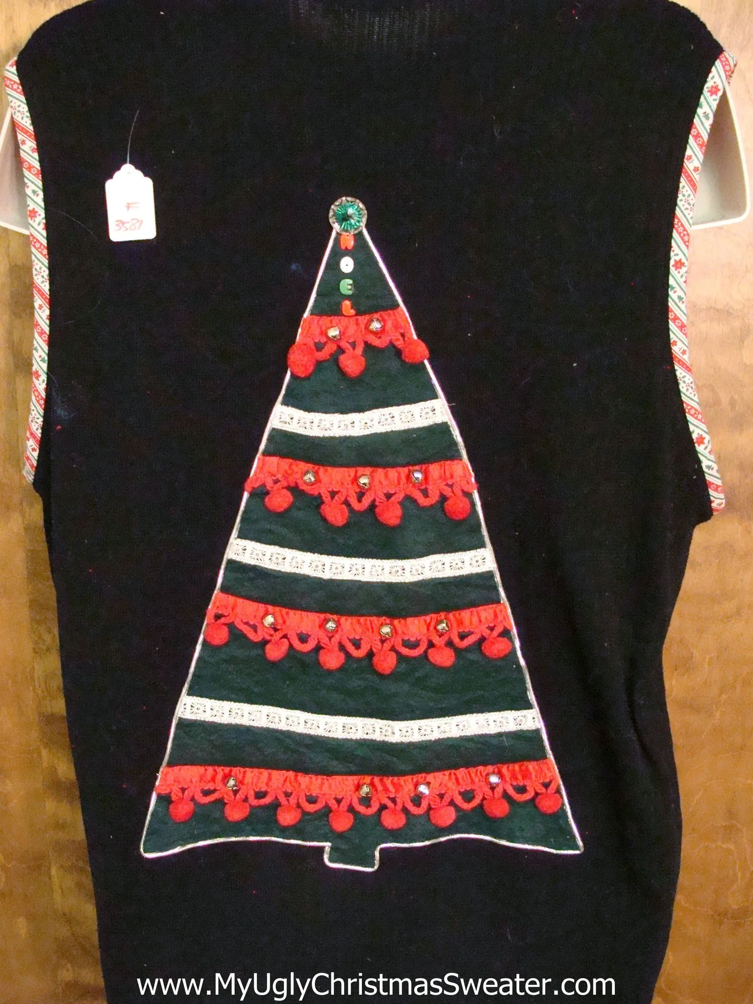 Craft Tree Heaven Two Sided Ugly Christmas Vest