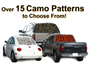 Custom Camouflage Truck Window Decal