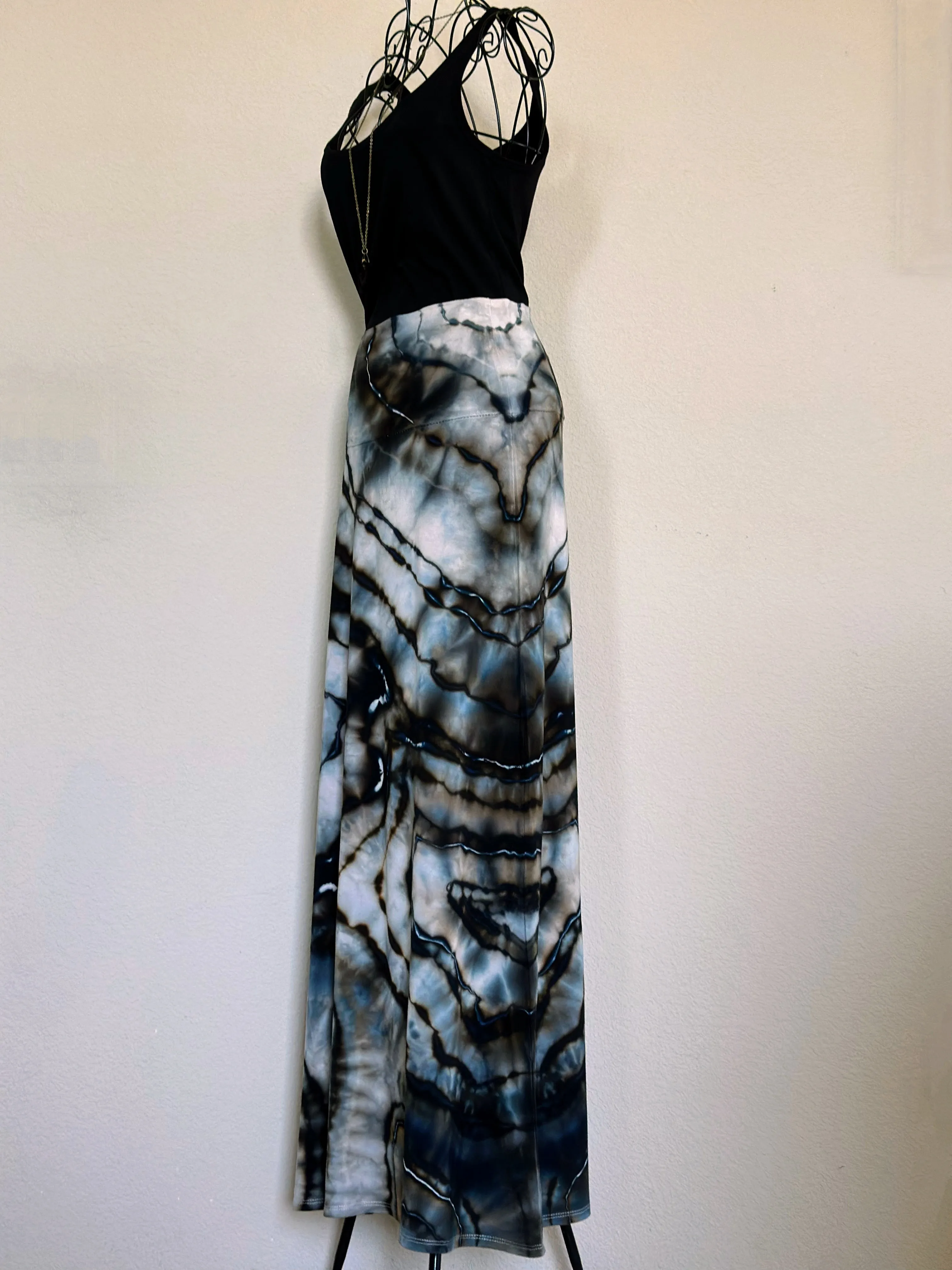 Custom Geode Maxi Skirt and Ice Dyed Shorts for Alyssa