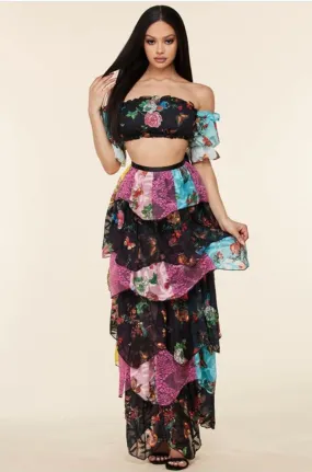 Cutie in Cuba 2Pc Maxi Set