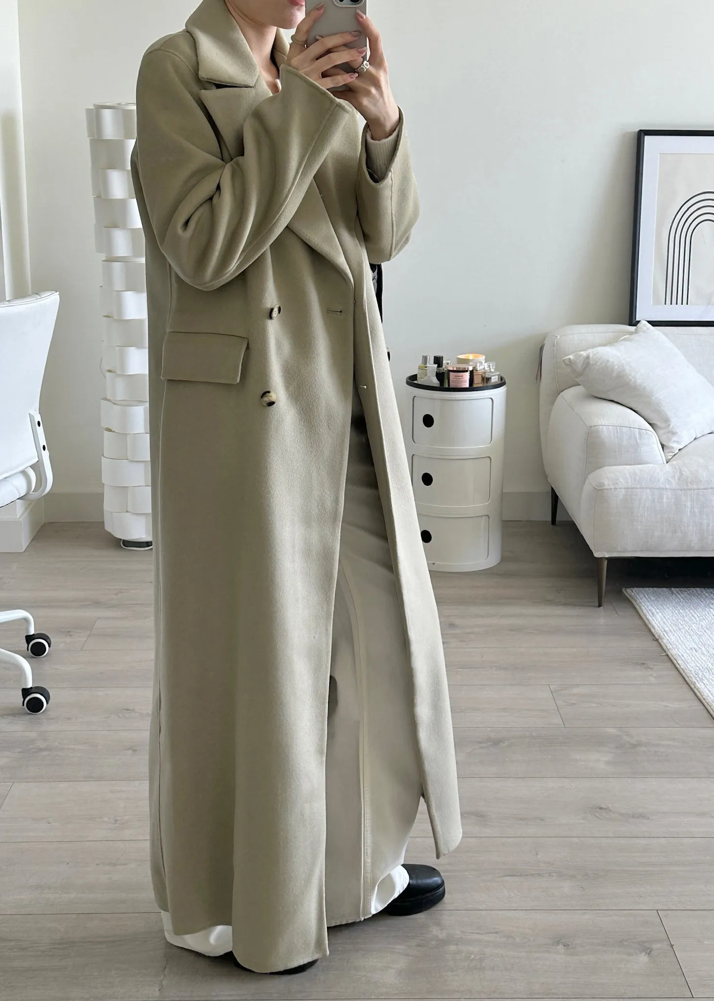 DAMIR Double Wool And Silk Coat