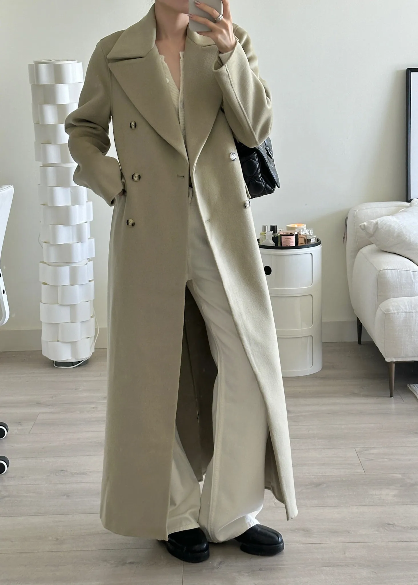 DAMIR Double Wool And Silk Coat