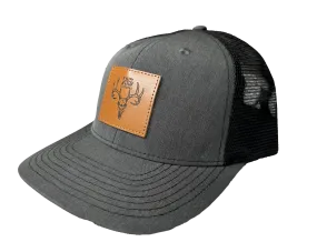 Deadhead Leather Patch Hat