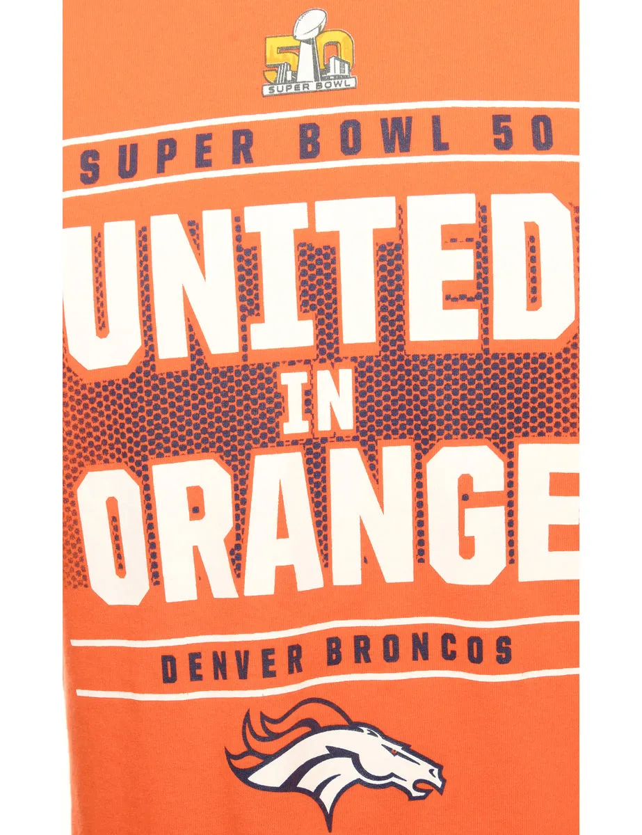 Denver Broncos Football Sports T-shirt - M