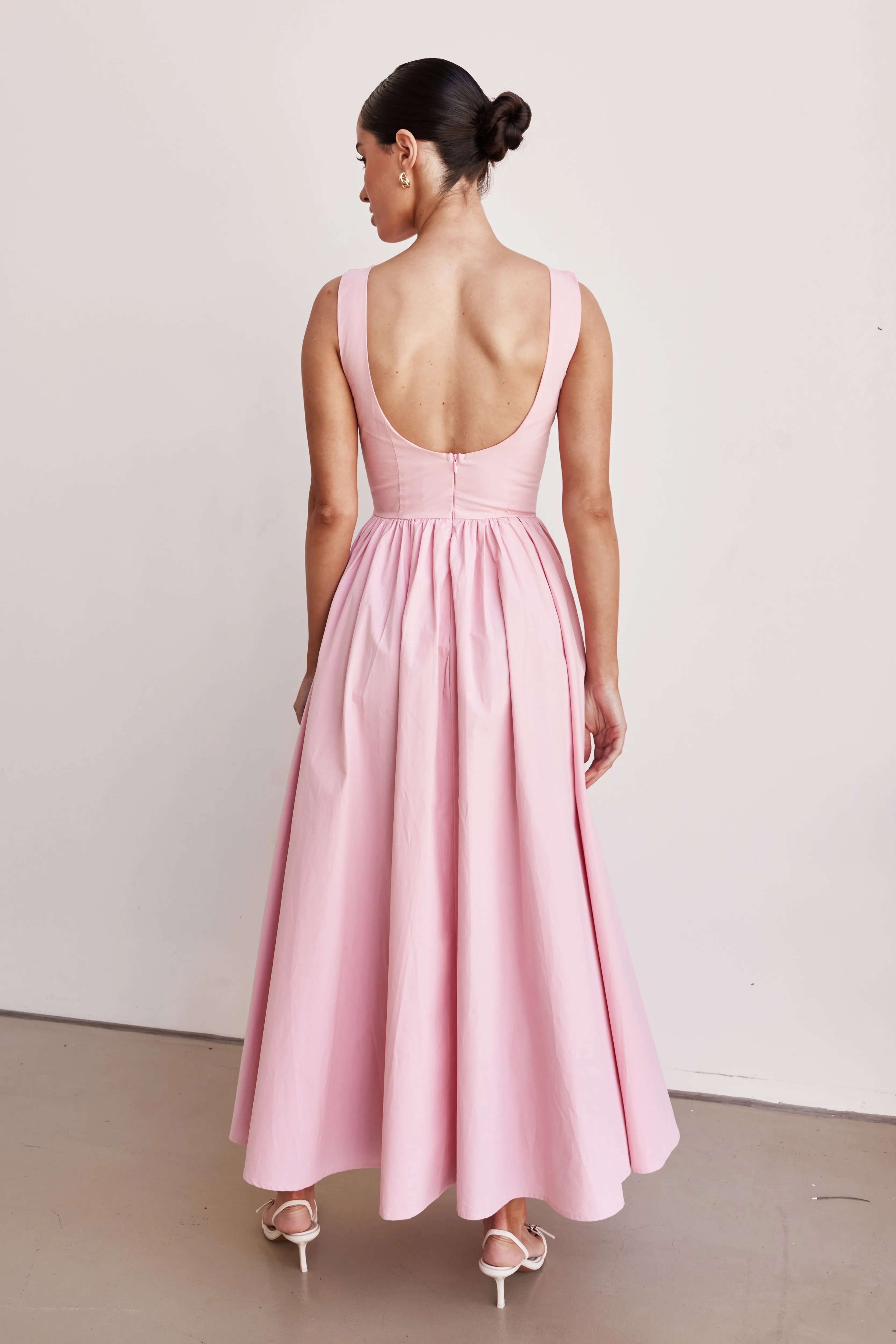 Devin Maxi Dress (Pink)