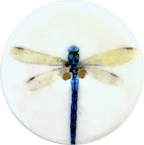 Dragonfly Large 1-1/2" Porcelain Button