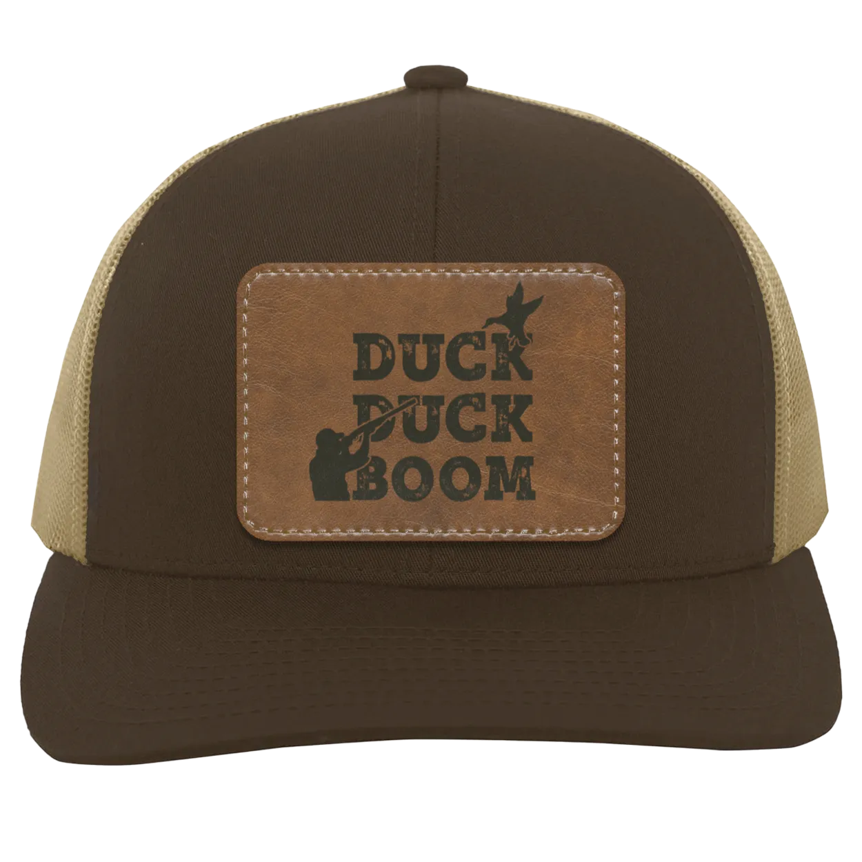 Duck Duck Boom Duck Hunting Men's Trucker Snap-Back Hat