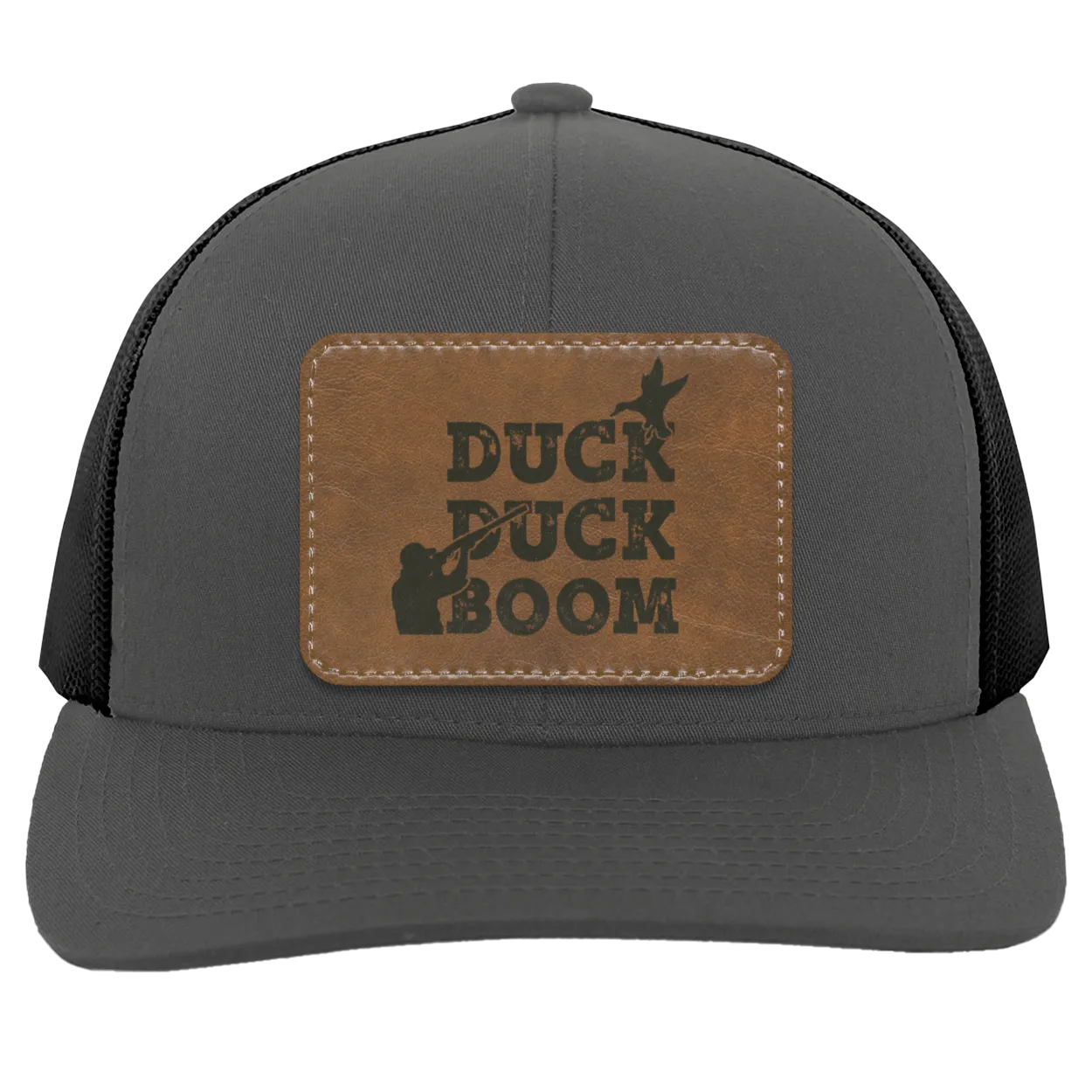 Duck Duck Boom Duck Hunting Men's Trucker Snap-Back Hat