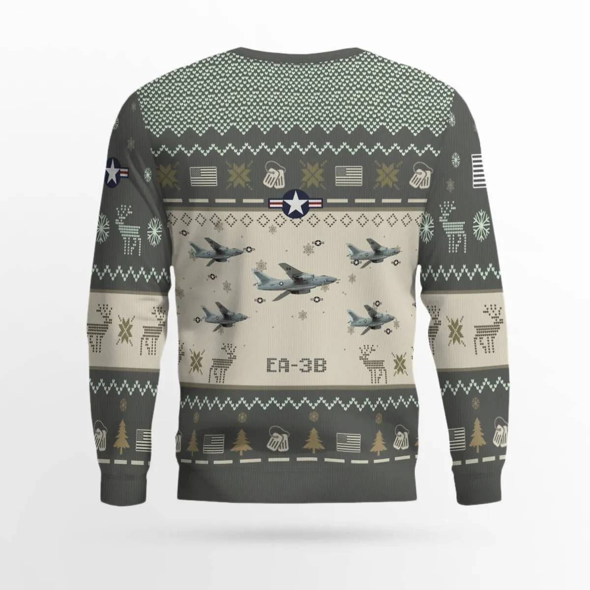 EA-3B EA3B_Aircraft Ugly Sweater, Ugly Sweater Christmas Shirt for Men Dad Veteran