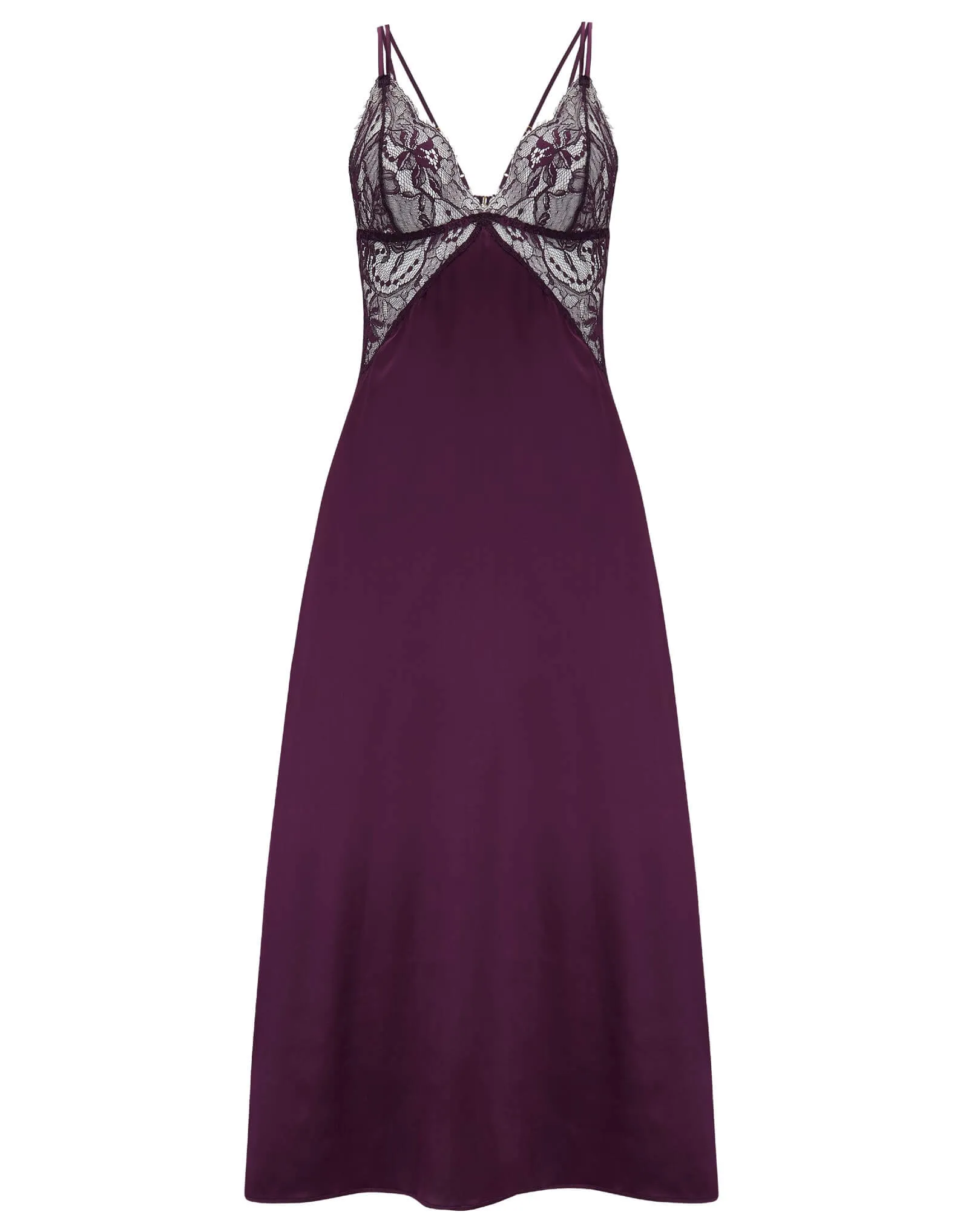 Eliza Slip Dress Purple