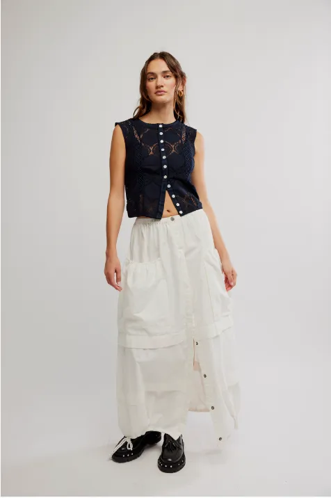 Eloise Maxi Skirt Ivory