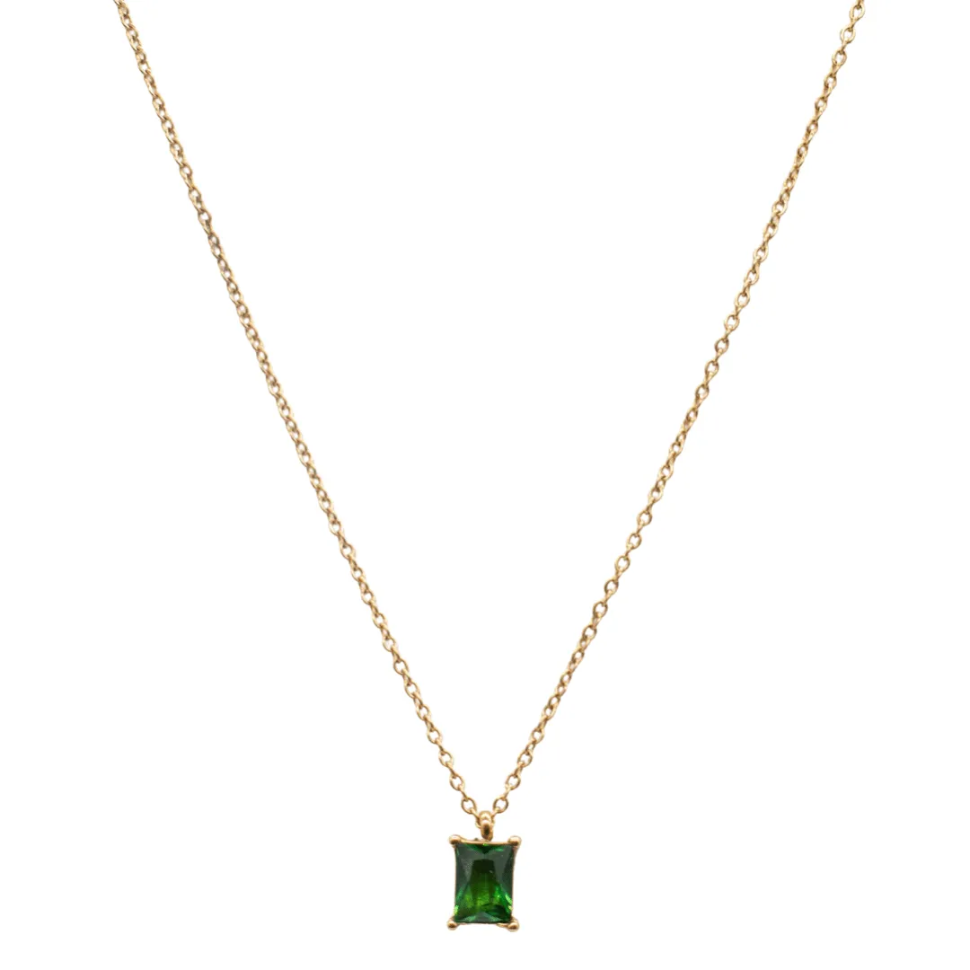 EMMA NECKLACE EMERALD