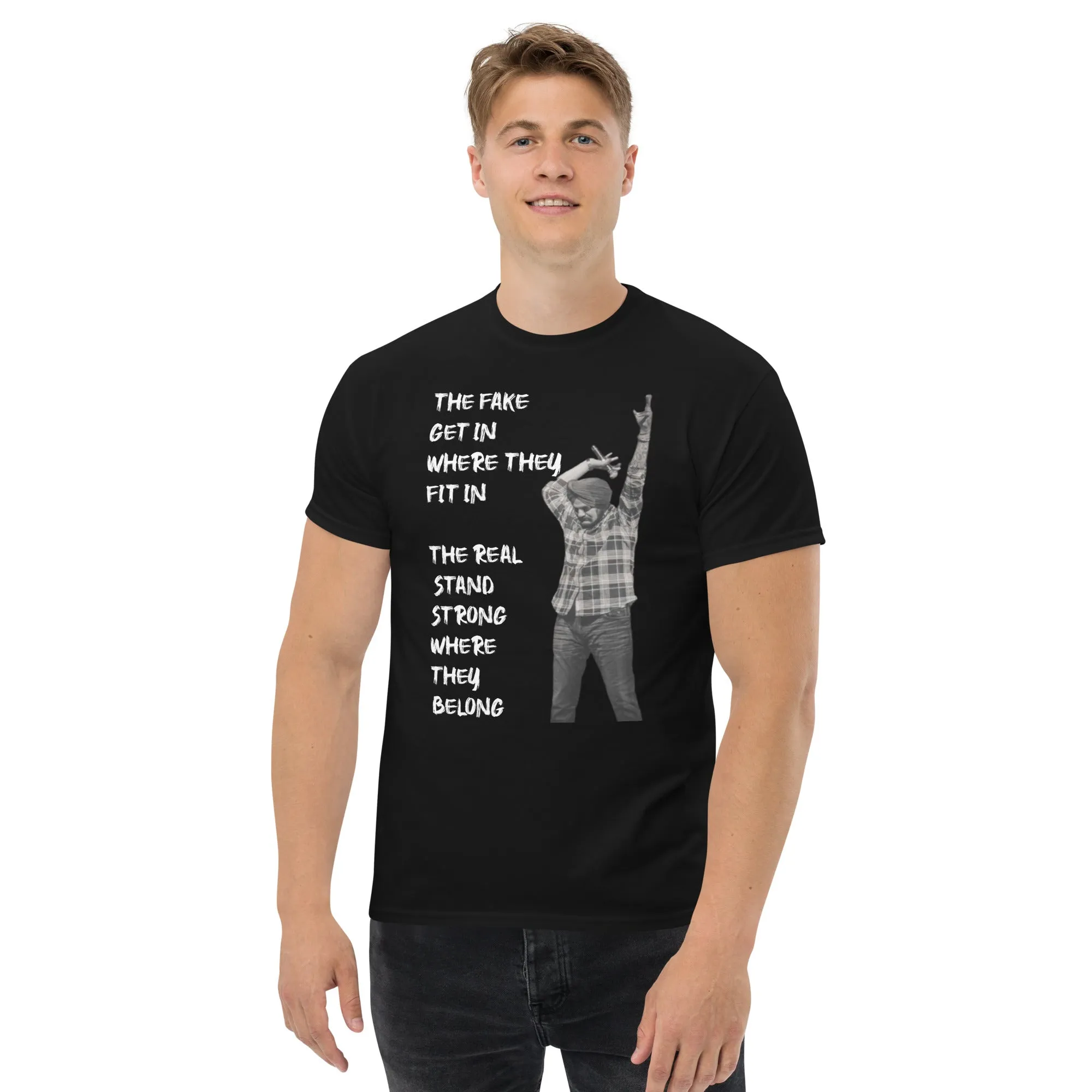 Fake get in Men's classic tee