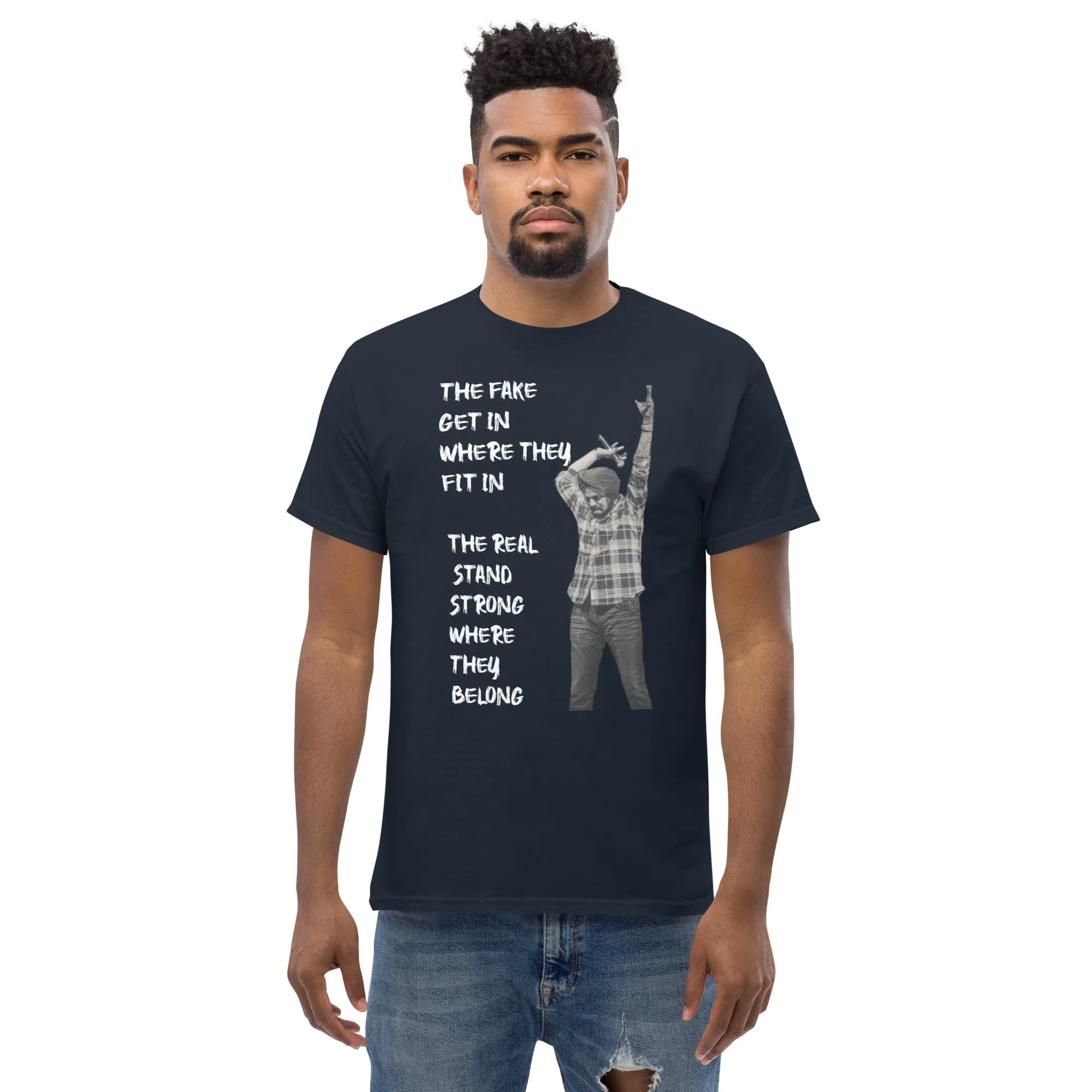 Fake get in Men's classic tee