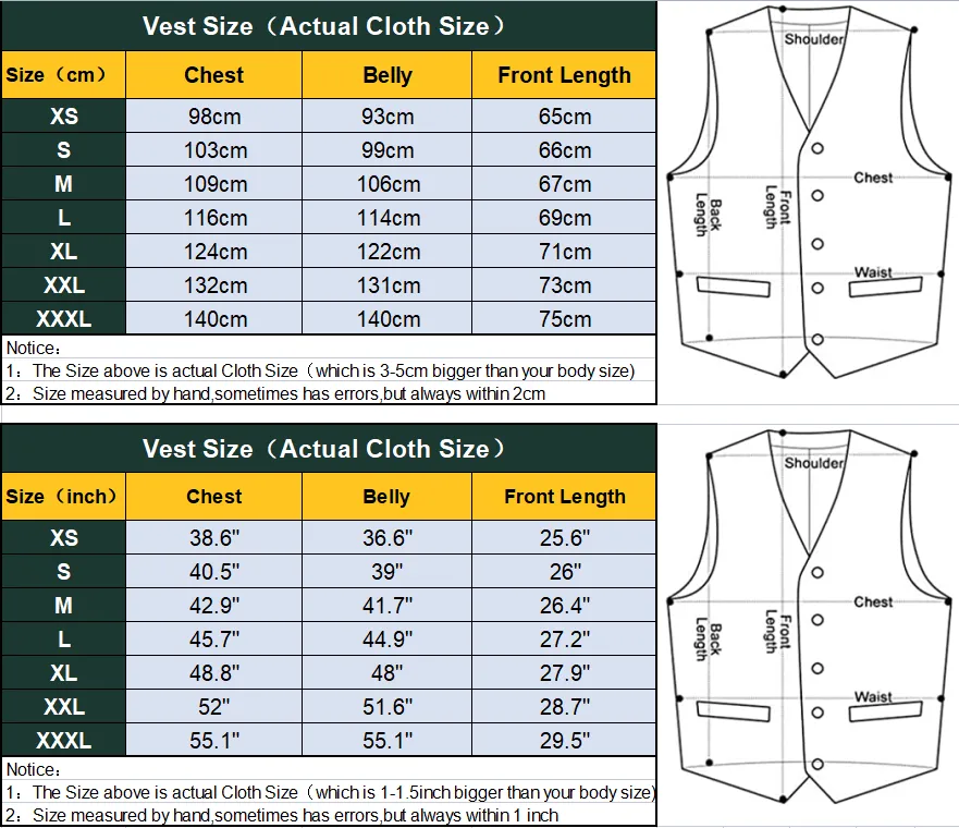 Fashion Men's vest Tweed Notch Lapel Waistcoat