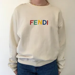 Fendi Sweater Multicolor Cotton