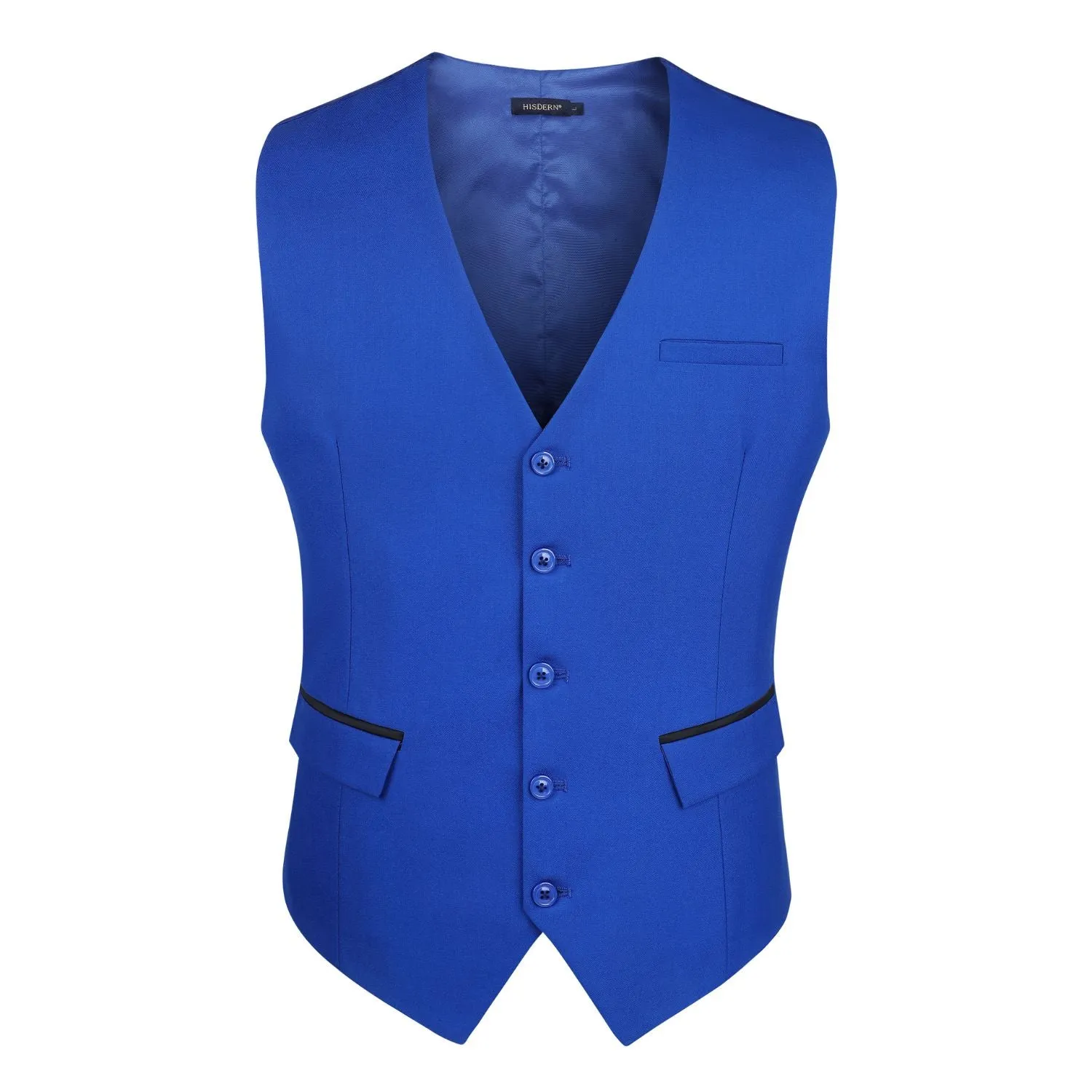 Formal Suit Vest - COBALT ROYAL BLUE