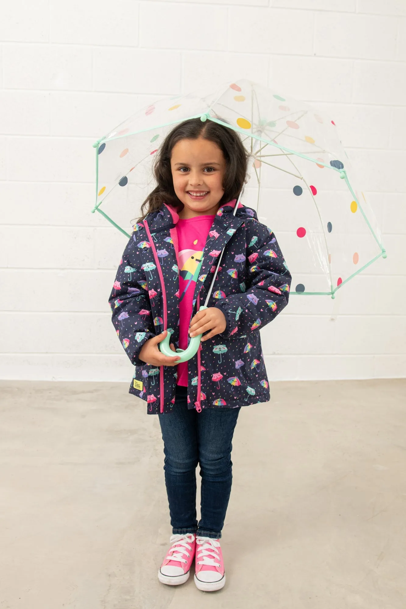 Freya Coat - Umbrella Print