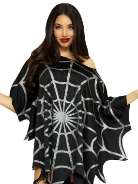 Glitter Web Poncho